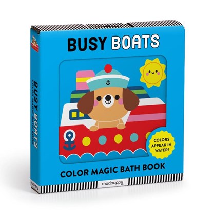 Busy Boats Color Magic Bath Book, Mudpuppy - Paperback - 9780735387713