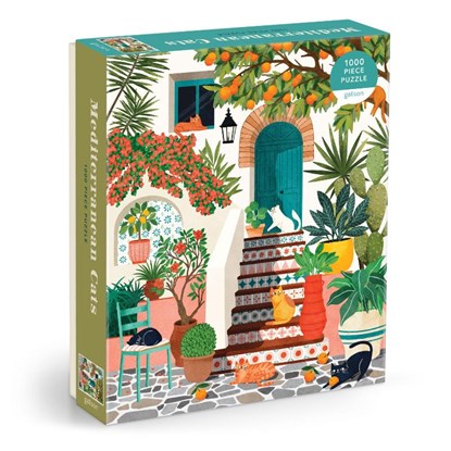 Mediterranean Cats 1000 Piece Puzzle, Galison - Gebonden - 9780735388093