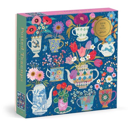 Victoria Ball Potted Teacups 500 Piece Foil Puzzle, Galison - Gebonden - 9780735388154