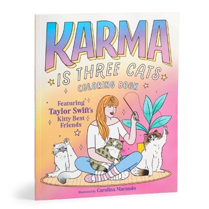 Karma is Three Cats Coloring Book, Mudpuppy - Paperback - 9780735388246