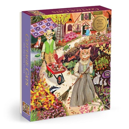 Cottage Cats 1000 Piece Foil Puzzle, Galison - Gebonden - 9780735389007