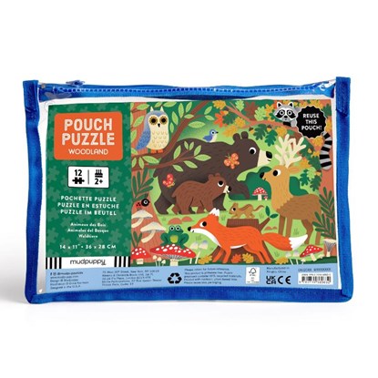 Woodland 12 Piece Pouch Puzzle, Mudpuppy - Gebonden - 9780735389632