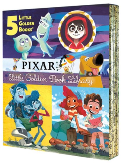 Pixar Little Golden Book Library (Disney/Pixar): Coco, Up, Onward, Soul, Luca, Various - Gebonden - 9780736442466