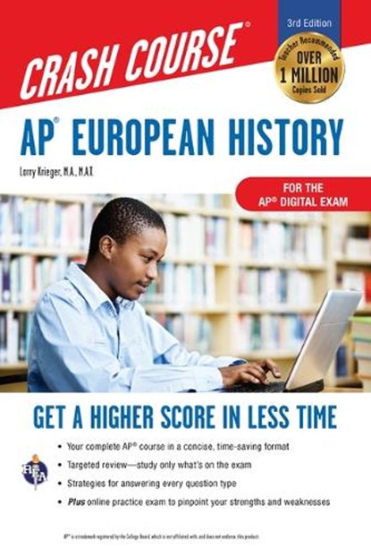 Ap(r) European History Crash Course, Book + Online: Get a Higher Score in Less Time, Larry Krieger - Paperback - 9780738612706