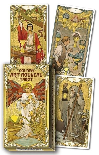 Golden Art Nouveau Tarot, Giulia Francesca Massaglia - Gebonden - 9780738763460