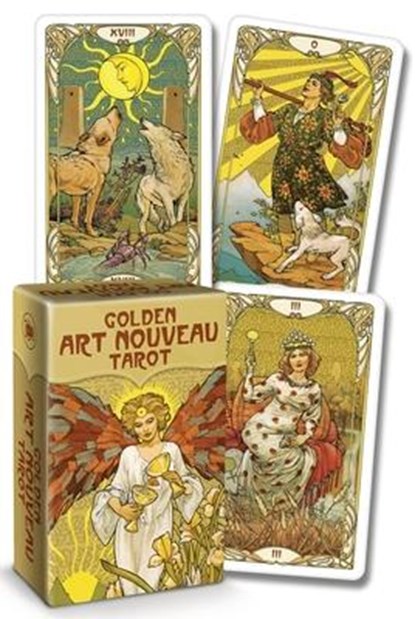 Golden Art Nouveau Tarot Mini, Giulia Francesca Massaglia - Gebonden - 9780738769752