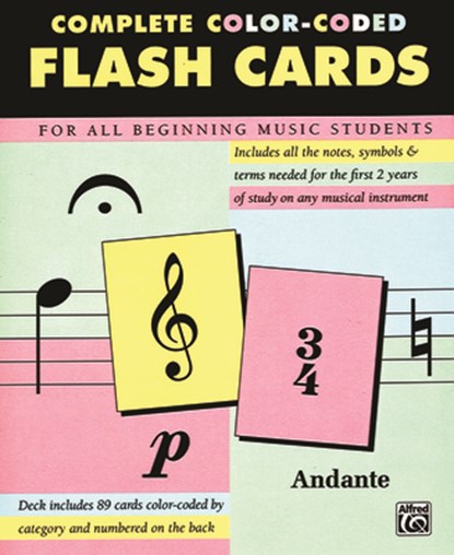 Complete Color-Coded Flash Cards: For All Beginning Music Students, Flash Cards, Alfred Music - Losbladig - 9780739015575