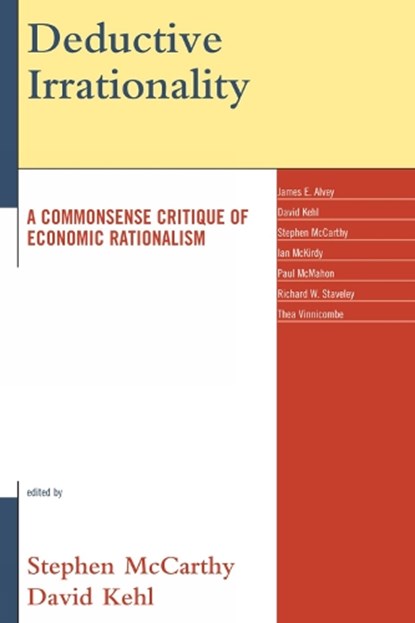 Deductive Irrationality, Stephen McCarthy ; David Kehl - Gebonden - 9780739116241