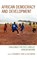 African Democracy and Development, Cassandra Rachel Veney ; Dick Simpson - Gebonden - 9780739175491