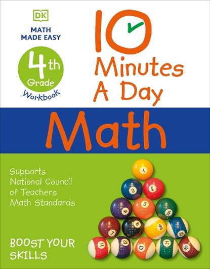 10 Minutes a Day Math, 4th Grade, Carol Vorderman - Paperback - 9780744031133