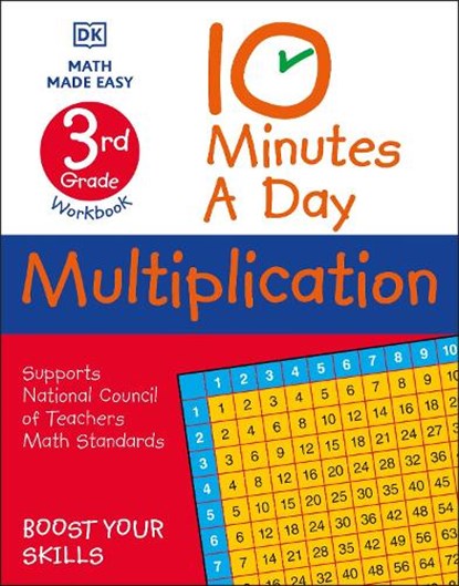 10 Minutes a Day Multiplication, 3rd Grade, Carol Vorderman - Paperback - 9780744031416