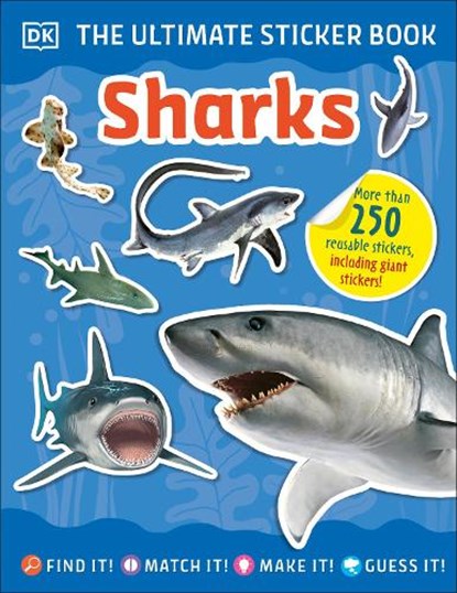 The Ultimate Sticker Book Sharks, Dk - Paperback - 9780744033229
