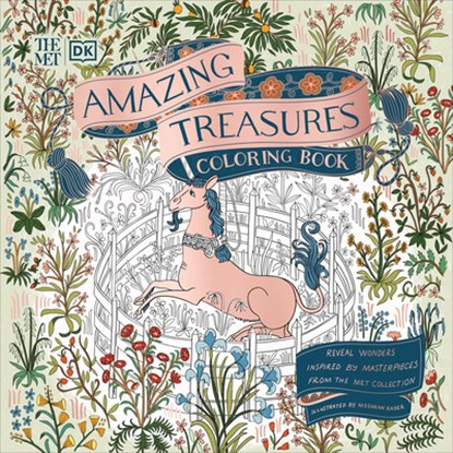The Met Amazing Treasures Coloring Book: Reveal Wonders Inspired by Masterpieces from the Met Collection, Meghann Rader - Paperback - 9780744063462