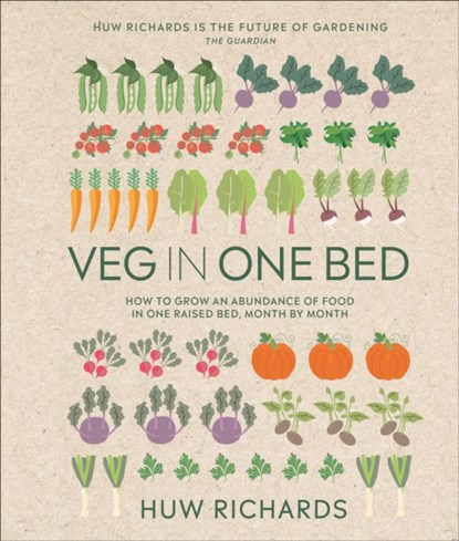 Veg in One Bed New Edition: How to Grow an Abundance of Food in One Raised Bed, Month by Month, Huw Richards - Gebonden - 9780744079395