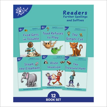 Phonic Books Dandelion Readers Further Spellings and Suffixes Level 4: (Alternative Spellings for Vowels and Consonants, Alternative Sounds for the Sp, Phonic Books - Paperback - 9780744095326