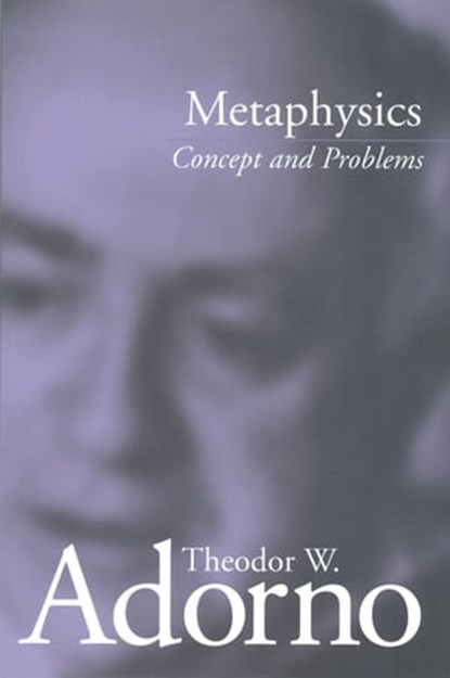 Metaphysics, Theodor W. Adorno - Ebook - 9780745694382