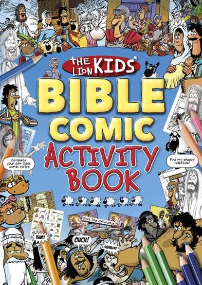 The Lion Kids Bible Comic Activity Book, Deborah Lock ; Ed Chatelier - Paperback - 9780745997919