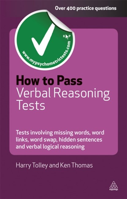 How to Pass Verbal Reasoning Tests, TOLLEY,  Harry ; Thomas, Ken - Paperback - 9780749456962