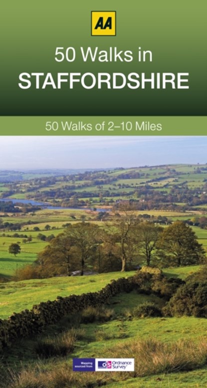 50 Walks in Staffordshire, AA Publishing - Paperback - 9780749574864