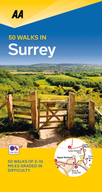 50 Walks in Surrey, Aa Publishing - Paperback - 9780749581237