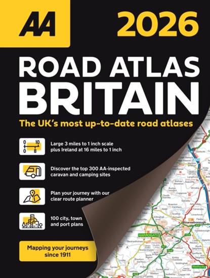AA Road Atlas Britain 2026, Aa Publishing - Gebonden - 9780749584375