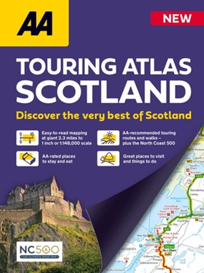 AA Touring Atlas Scotland, Aa Publishing - Gebonden - 9780749584450