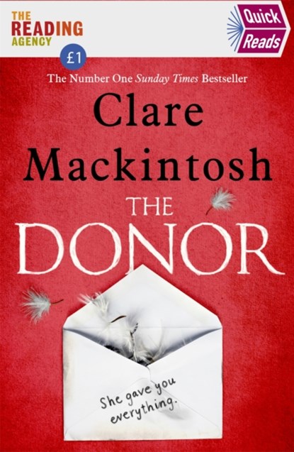 The Donor, Clare Mackintosh - Paperback - 9780751576504