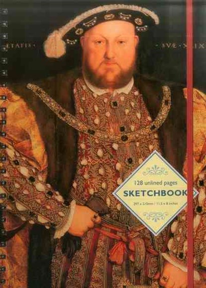 Sketchbook - Portrait of Henry Viii, Press Peony - Gebonden - 9780754832157