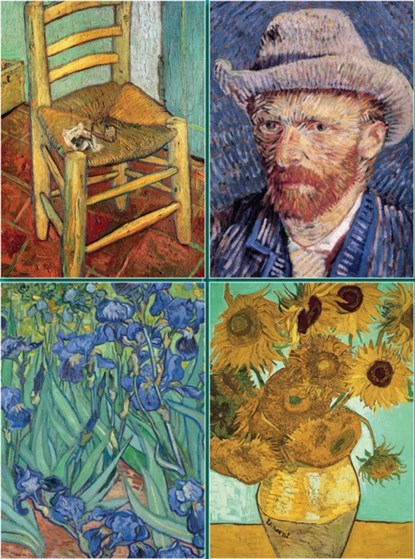 Set of Four Magnetic Notepads: Van Gogh, niet bekend - Paperback - 9780754833178