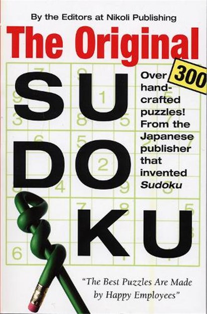 The Original Sudoku, Editors of Nikoli Publishing - Paperback - 9780761142157
