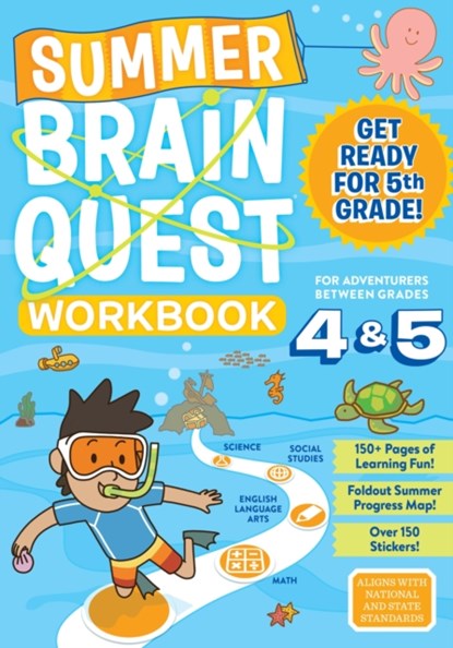 Summer Brain Quest: Between Grades 4 & 5, Bridget Heos ; Claire Piddock ; Workman Publishing - Paperback - 9780761189206