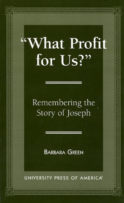 'What Profit for Us?', Barbara Green - Paperback - 9780761805113