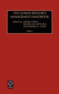 Human Resource Management Handbook - Vol.1 | David Lewin ; Daniel J. B. Mitchell ; Mahmood A. Zaidi | 