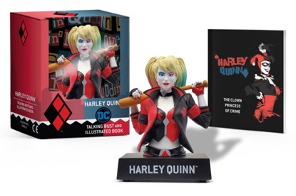Harley Quinn Talking Figure and Illustrated Book, Steve Korté - Paperback Boxset - 9780762474684