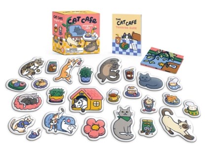 Cat Cafe Magnet Set, Alasdair Stuart - Paperback - 9780762486472