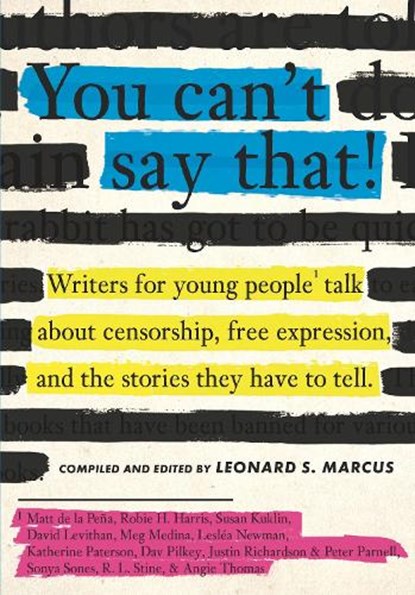 You Can't Say That!, Leonard S. Marcus - Gebonden - 9780763690366