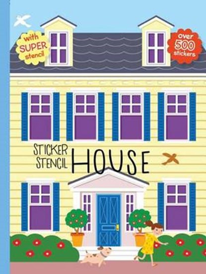 Sticker Stencil House, GOLDING,  Elizabeth - Gebonden - 9780764167935
