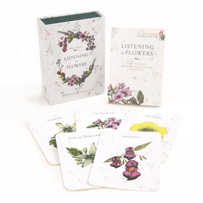 Listening to Flowers: Positive Affirmations to Invoke the Healing Energy of the 38 Bach Flowers (Deck and Guidebook Box Set), Dina Saalisi - Gebonden - 9780764363795