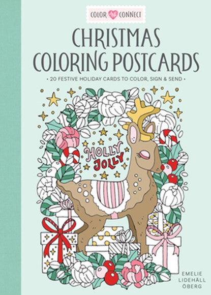 Christmas Coloring Postcards, Emelie Lidehall Oberg - Paperback - 9780764370038