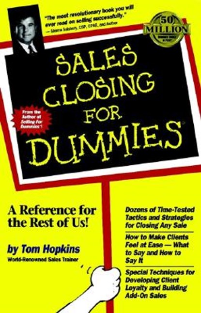 Sales Closing For Dummies, Tom Hopkins - Paperback - 9780764550638