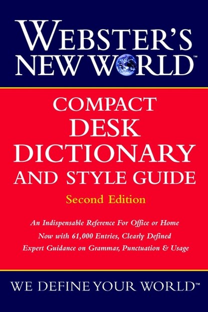 Webster's New World Compact Desk Dictionary and Style Guide, Michael E. Agnes - Gebonden - 9780764563379