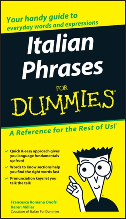 Italian Phrases For Dummies, Francesca Romana Onofri ; Karen Antje Moller - Paperback - 9780764572036