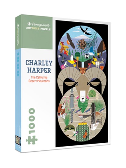 Charley Harper: The California Desert Mountains 1000-Piece Jigsaw Puzzle, Pomegranate - Gebonden - 9780764975486