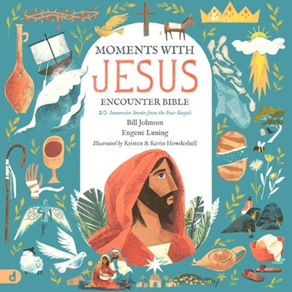 The Moments with Jesus Encounter Bible: 20 Immersive Stories from the Four Gospels, Bill Johnson - Gebonden - 9780768456103