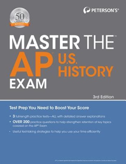 Master the AP U.S. History Exam, Peterson's - Paperback - 9780768941845