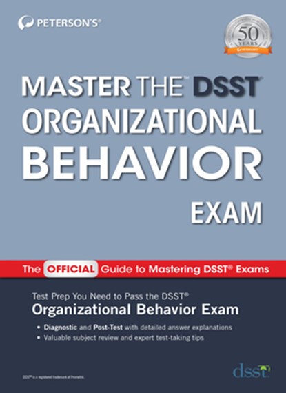 Master the DSST Organizational Behavior Exam, Peterson's - Paperback - 9780768944655