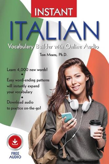 Instant Italian Vocabulary Builder with Online Audio, Tom Means - Paperback - 9780781814171