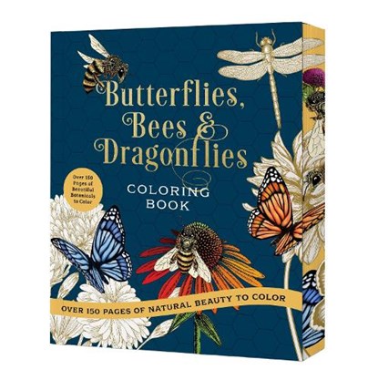 Butterflies, Bees & Dragonflies Coloring Book, Editors of Chartwell Books - Paperback - 9780785846314