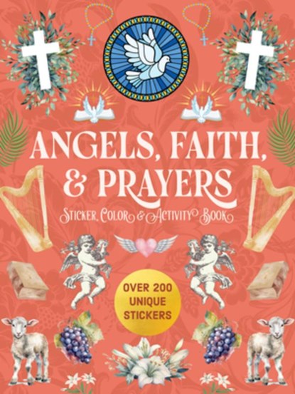 Angels, Faith & Prayers Sticker, Color & Activity Book, Editors of Chartwell Books - Paperback - 9780785848042