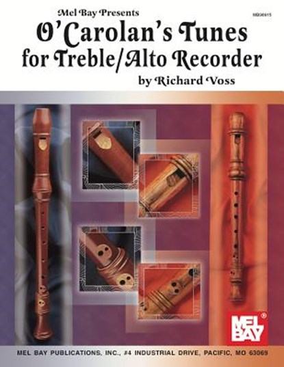 O'Carolan's Tunes for Treble/Alto Recorder, Richard Voss - Paperback - 9780786657292